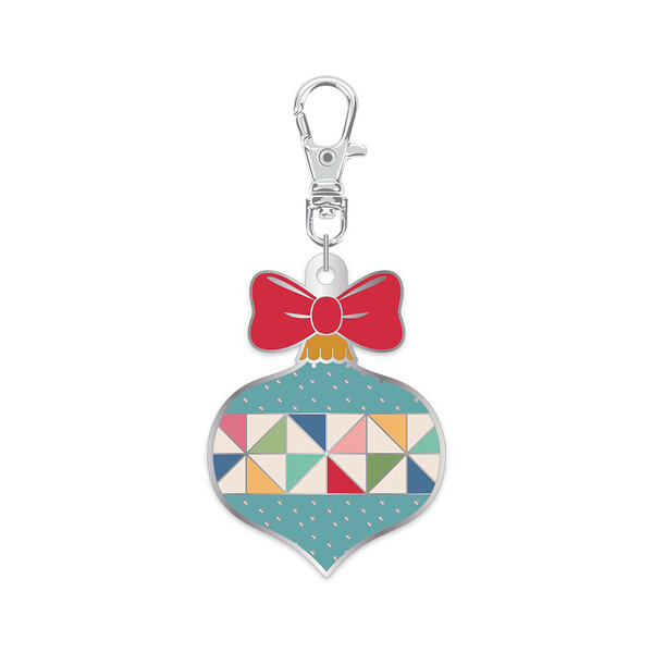 Riley Blake Designs Lori Holt Enamel Happy Charm Ornament