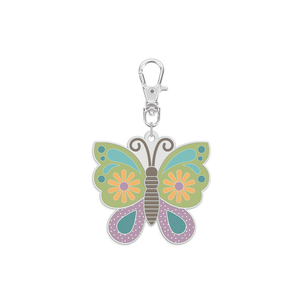 Riley Blake Designs Lori Holt Enamel Happy Charm Butterfly