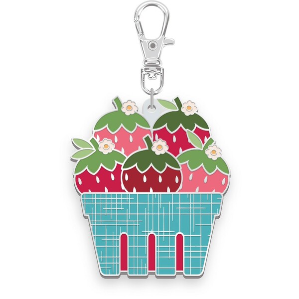 Riley Blake Designs Lori Holt Farmer's Daughter Enamel Happy Charm Berry Basket