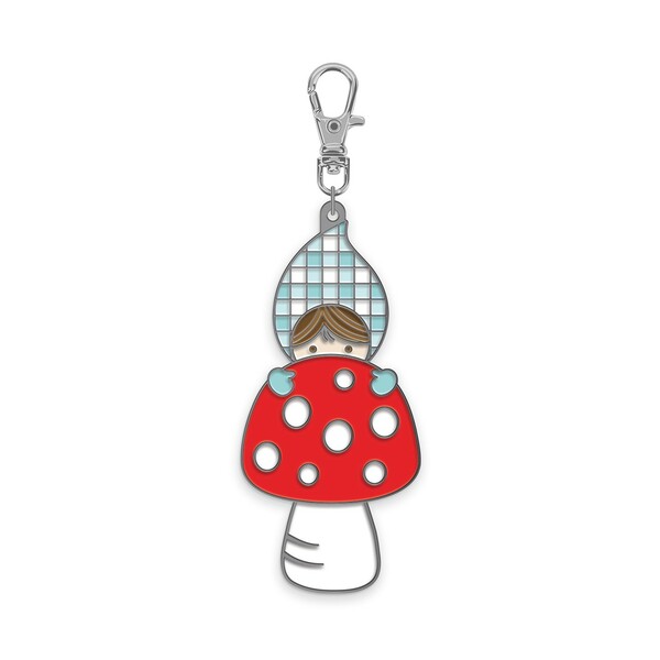 Riley Blake Designs Tasha Noel Gnome Enamel Charm