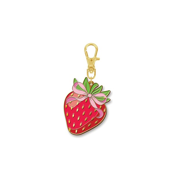 Riley Blake Designs Strawberry Shortcake Strawberry Enamel Charm