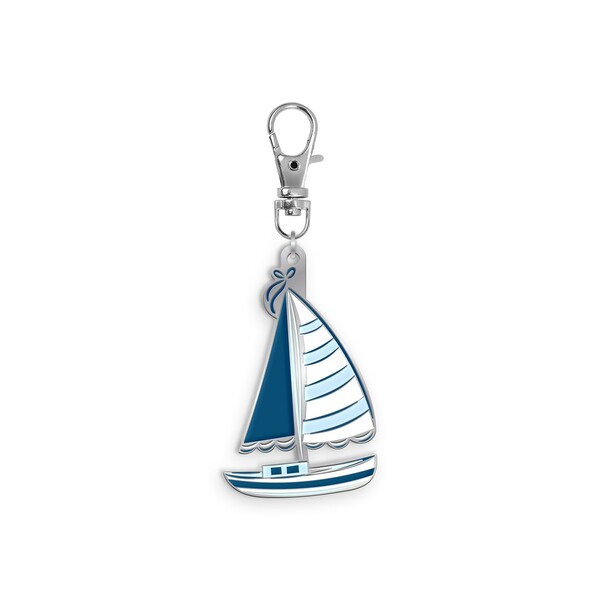 Riley Blake Designs Tasha Noel Sailboat Enamel Charm