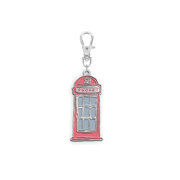 Riley Blake Designs Cath Kidston Phone Booth Enamel Charm