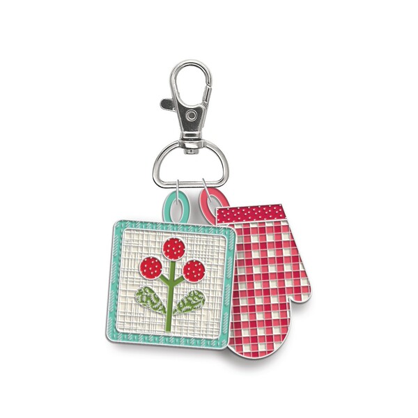 Riley Blake Designs Lori Holt Enamel Happy Charm Hot Pads
