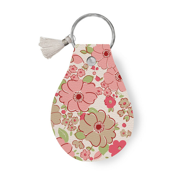 Riley Blake Designs Leather Circle Key Chain Mercantile