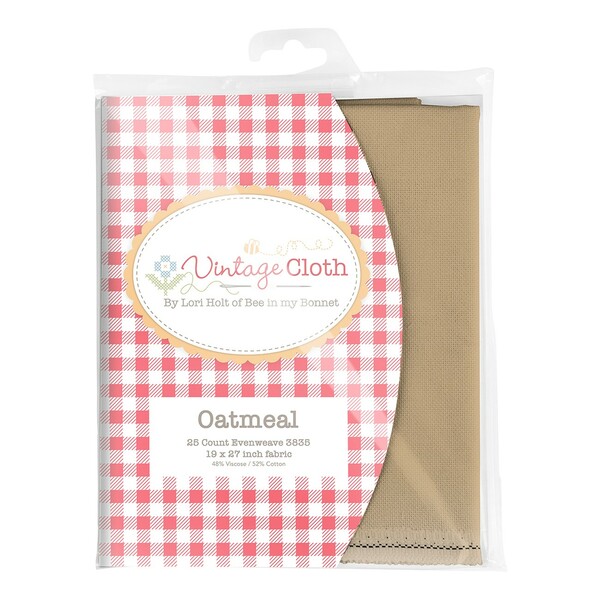 Riley Blake Designs Lori Holt Vintage Cloth 25ct 19in x 27in Oatmeal