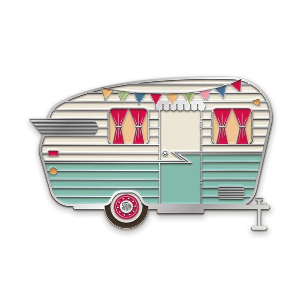 Riley Blake Designs Lori Holt Family Reunion Vintage Camper Scissor Minder