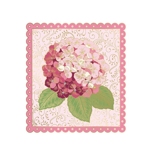 Riley Blake Designs Jennifer Bosworth Hydrangea Needle Minder Pink