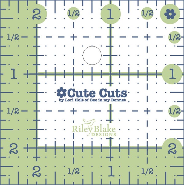 Riley Blake Designs Cute Cut Ruler Square 2-1/2in x 2-1/2in