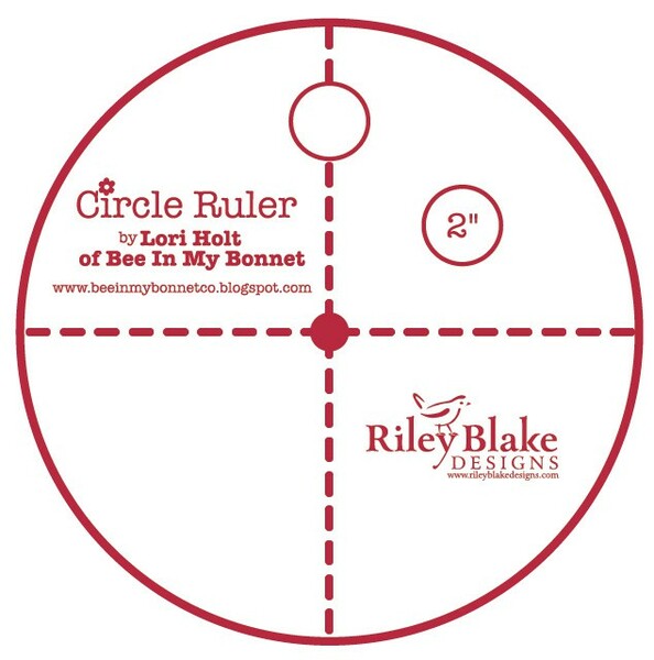 Riley Blake Designs Lori Holt Circle Ruler 2in