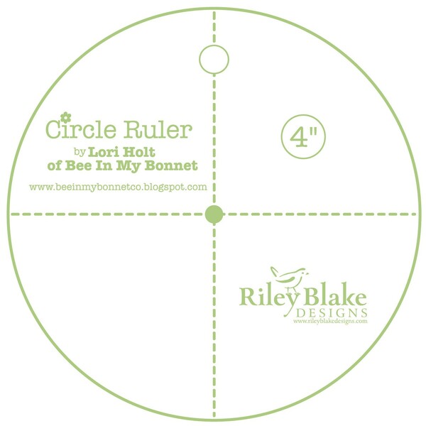 Riley Blake Designs Lori Holt Circle Ruler 4in