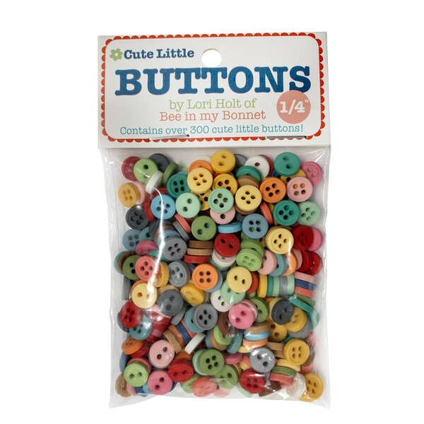 Riley Blake Designs Lori Holt Cute Little Buttons 1/4in 300ct