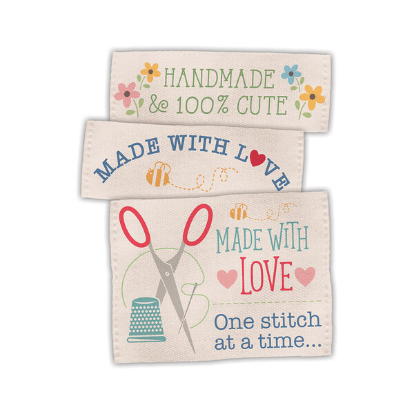 Riley Blake Designs Lori Holt Made With Love Woven Labels