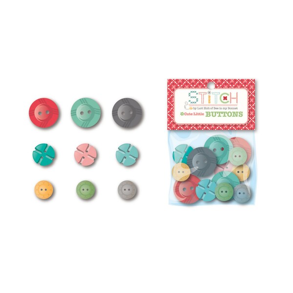 Riley Blake Designs Lori Holt Stitch Cute Little Buttons
