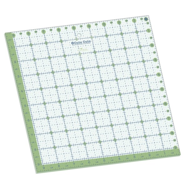 Riley Blake Designs Lori Holt Cute Cuts Ruler 9-1/2in Square