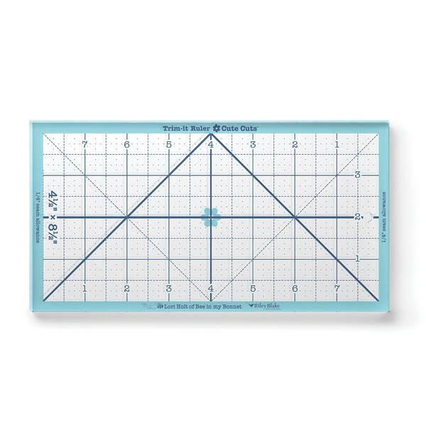 Riley Blake Designs Lori Holt Cute Cuts√¢‚Äû¬¢ Trim-it√¢‚Äû¬¢ Ruler 4 1/2 x 8 1/2""
