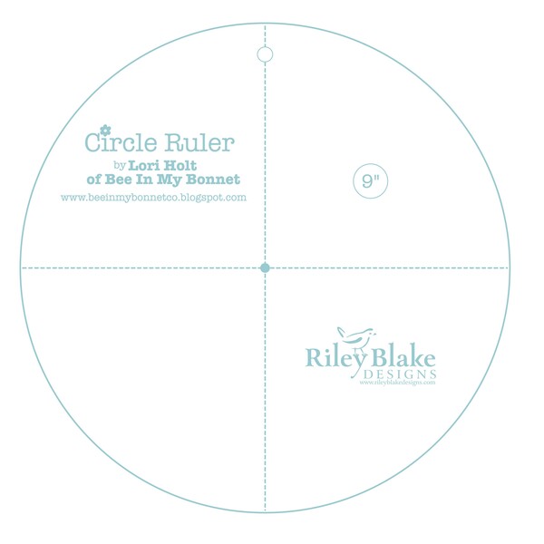 Riley Blake Designs Lori Holt Circle Ruler 9in