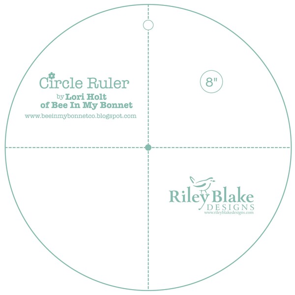 Riley Blake Designs Lori Holt Circle Ruler 8in