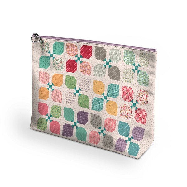 Riley Blake Designs Lori Holt Piece & Plenty Vinyl Project Bag
