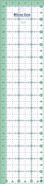 Riley Blake Designs 3-1/2in x 14-1/2in Cute Cut Ruler