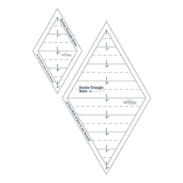 Riley Blake Designs Lori Holt Double Triangle Ruler