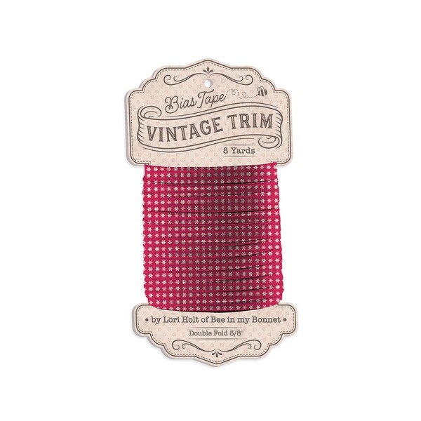 Riley Blake Designs Lori Holt 3/8 Double Fold Bias Tape Jazzberry Joyous"