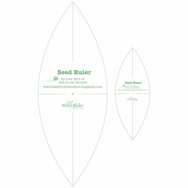 Riley Blake Designs Seed Ruler Set By Lori Holt Of Bee In My Bonnet, 2pcs