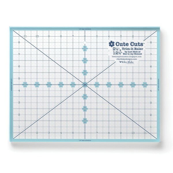 Riley Blake Designs Lori Holt Cute Cuts√¢‚Äû¬¢ Trim-it√¢‚Äû¬¢ Ruler 9 1/2in x 12 1/2in