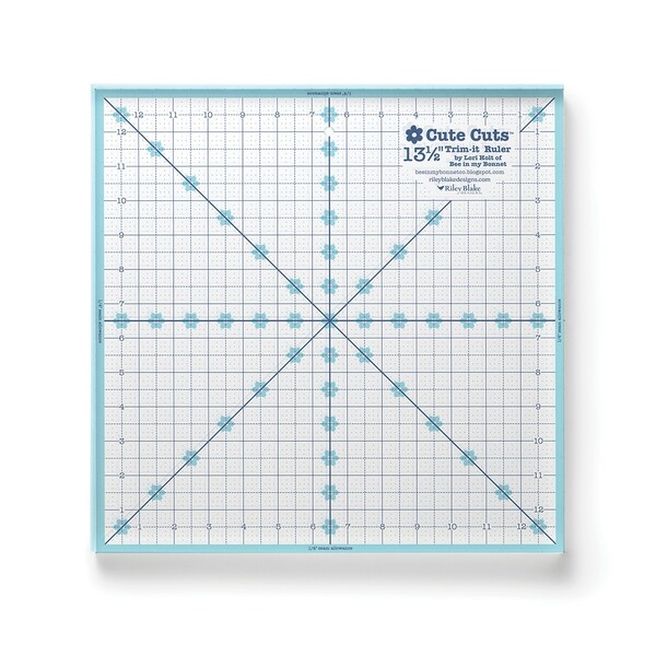 Riley Blake Designs Lori Holt Cute Cuts√¢‚Äû¬¢ Trim-it√¢‚Äû¬¢ Ruler 13 1/2 x 13 1/2""