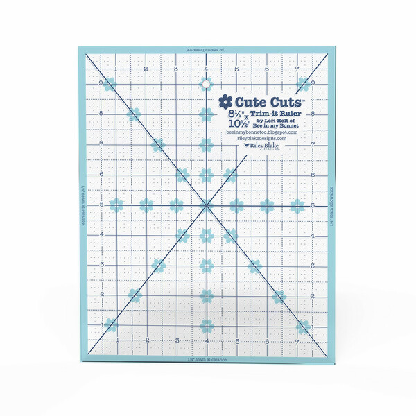 Riley Blake Designs Lori Holt Cute Cuts√¢‚Äû¬¢ Trim-it√¢‚Äû¬¢ Ruler 8-1/2in x 10-1/2in