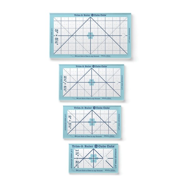 Riley Blake Designs Lori Holt Cute Cuts√¢‚Äû¬¢ Trim-it√¢‚Äû¬¢ Ruler Small Rectangle Set