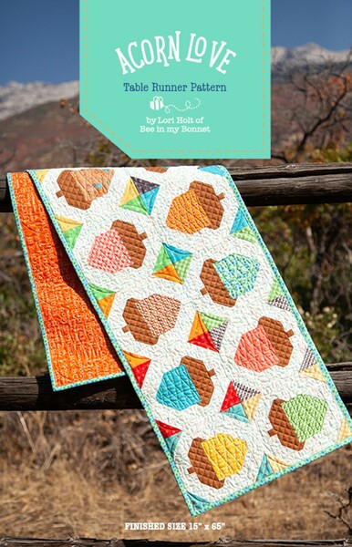 Riley Blake Designs Acorn Love Table Runner Pattern by Lori Holt of Bee in my Bonnet