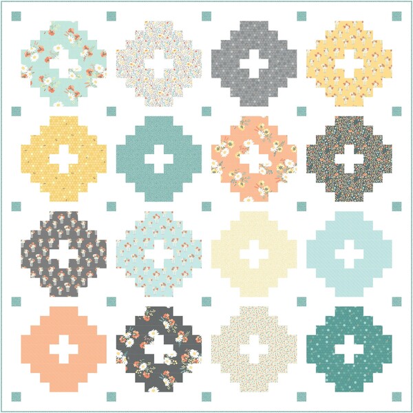 Riley Blake Designs Amanda Castor Beluga Quilt Pattern