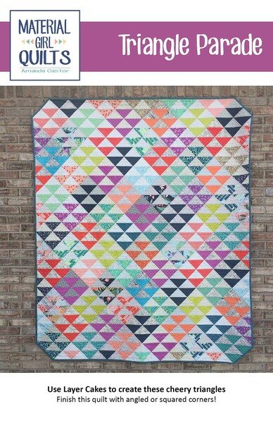 Riley Blake Designs Amanda Castor Triangle Parade Quilt Pattern