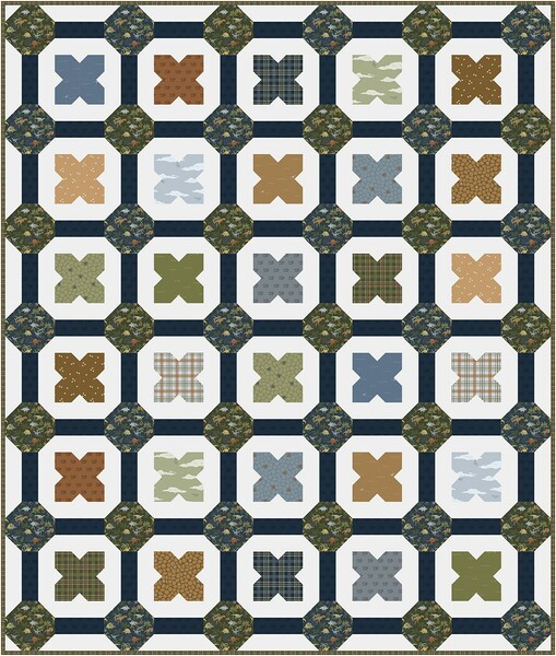 Riley Blake Designs Amanda Niederhauser Crossed Paths Quilt Pattern