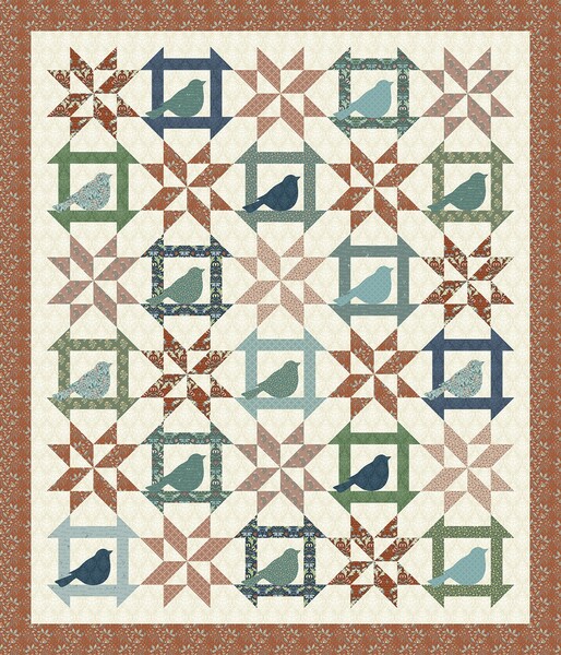 Riley Blake Designs Amanda Niederhauser Bluebird Quilt Pattern