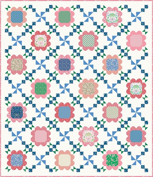 Riley Blake Designs Amanda Niederhauser Palmetto Blooms Quilt Pattern