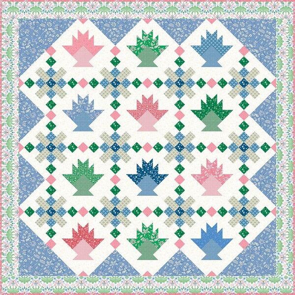 Riley Blake Designs Amanda Niederhauser Welcome Basket Quilt Pattern