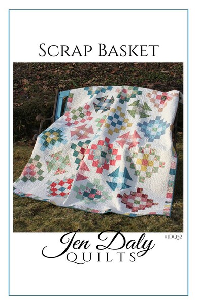 Riley Blake Designs Jen Daly Quilts Scrap Basket Quilt Pattern