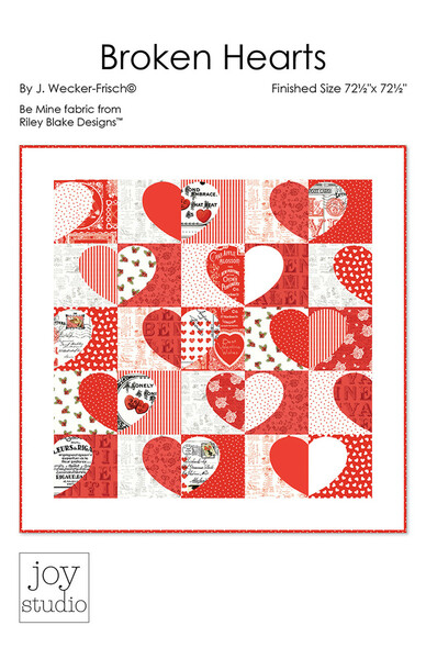 Riley Blake Designs J. Wecker Frisch Broken Hearts Quilt Pattern