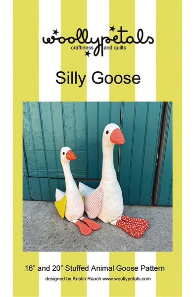 Riley Blake Designs Woolly Petals Silly Goose Soft Toy Pattern