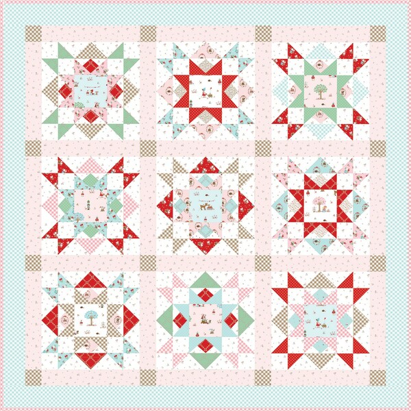 Riley Blake Designs Tasha Noel Joyful 2 Quilt Pattern