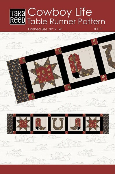 Riley Blake Designs Tara Reed Cowboy Life Table Runner Pattern