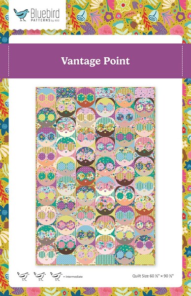 Riley Blake Designs Bluebird Patterns Vantage Point Quilt Pattern