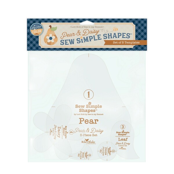 Riley Blake Designs Lori Holt Pear & Daisy Sew Simple Shapes