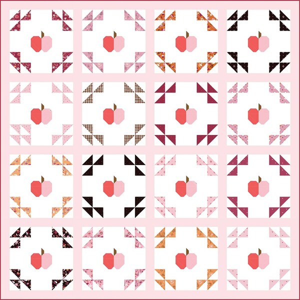 Riley Blake Designs Gracey Larson Apple Blossom Sky Quilt Pattern