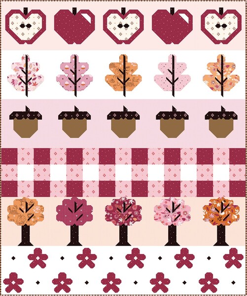 Riley Blake Designs Gracey Larson Apple Orchard Row Quilt Pattern