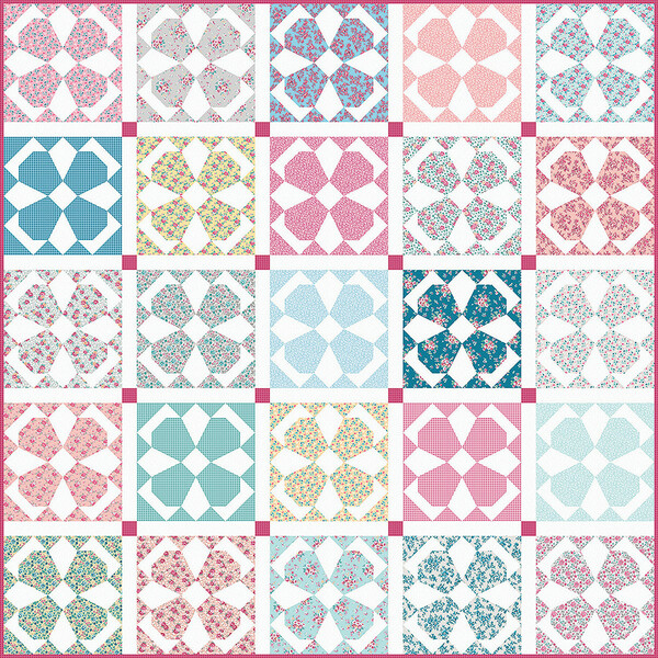 Riley Blake Designs Blue Bells and Petite Blue Bells by Gerri Robinson