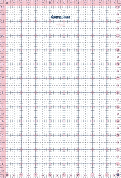 Riley Blake Designs Lori Holt Cute Cuts Ruler 8-1/2in x 12-1/2in