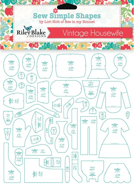 Riley Blake Designs Lori Holt Vintage Housewife Sew Simple Shapes